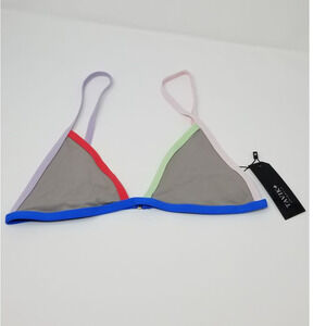 TAVIK Jett  Sand Triangle Bikini Swim Top Sz M NWT